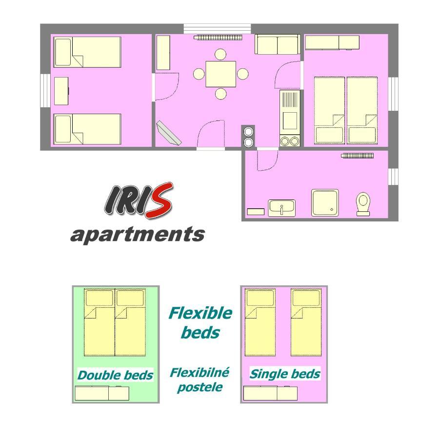 Apartments Iris Liptovský Mikuláš Esterno foto